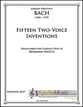 Two Voice Inventions for Clarinet Duet P.O.D. cover